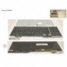 38045459 - KEYBOARD BLACK W/ BL CZECH/SLOV