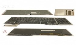 38045453 - KEYBOARD BLACK W/ BL RUSSIA/US
