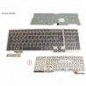 38045395 - KEYBOARD BLACK/RED FRANCE W/O TS