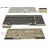 38045397 - KEYBOARD BLACK/RED UK W/O TS