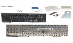 38042115 - KEYBOARD 10KEY BLACK/RED BELGIUM
