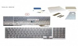 38042105 - KEYBOARD 10KEY BLACK/RED FRANCE