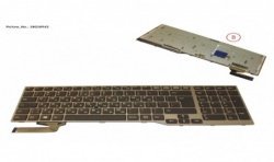 38038942 - KEYBOARD 10KEY BLACK/RED GREECE