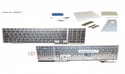 38042107 - KEYBOARD 10KEY BLACK/RED UK