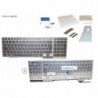 38042107 - KEYBOARD 10KEY BLACK/RED UK