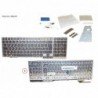 38042107 - KEYBOARD 10KEY BLACK/RED UK