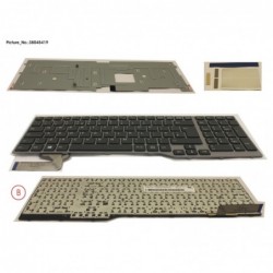 38045419 - KEYBOARD BLACK ANTIB UK