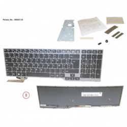 38042134 - KEYBOARD BLACK W/ BL BELGIUM