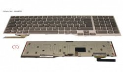 38038959 - KEYBOARD BLACK W/ BL NORDIC
