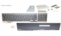 38042130 - KEYBOARD BLACK W/ BL SPAIN