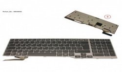 38038955 - KEYBOARD BLACK W/ BL US
