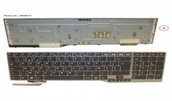 38038915 - KEYBOARD BLACK/RED BELGIUM W/O TS