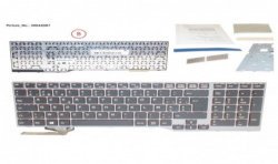 38042087 - KEYBOARD BLACK/RED BELGIUM W/O TS