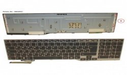 38038921 - KEYBOARD BLACK/RED EAST EUROPE W/O TS