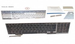 38042076 - KEYBOARD BLACK/RED GERMAN W/O TS