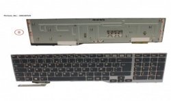 38038925 - KEYBOARD BLACK/RED ICELAND W/O TS