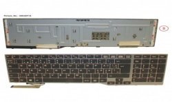 38038918 - KEYBOARD BLACK/RED NORDIC W/O TS