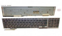 38038909 - KEYBOARD BLACK/RED NORWAY W/O TS
