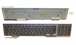 38038908 - KEYBOARD BLACK/RED SCHWEDEN/FIN W/O TS