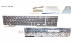 38042080 - KEYBOARD BLACK/RED SCHWEDEN/FIN W/O TS