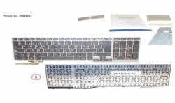 38042083 - KEYBOARD BLACK/RED SPAIN W/O TS