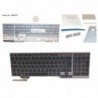 38042079 - KEYBOARD BLACK/RED UK W/O TS