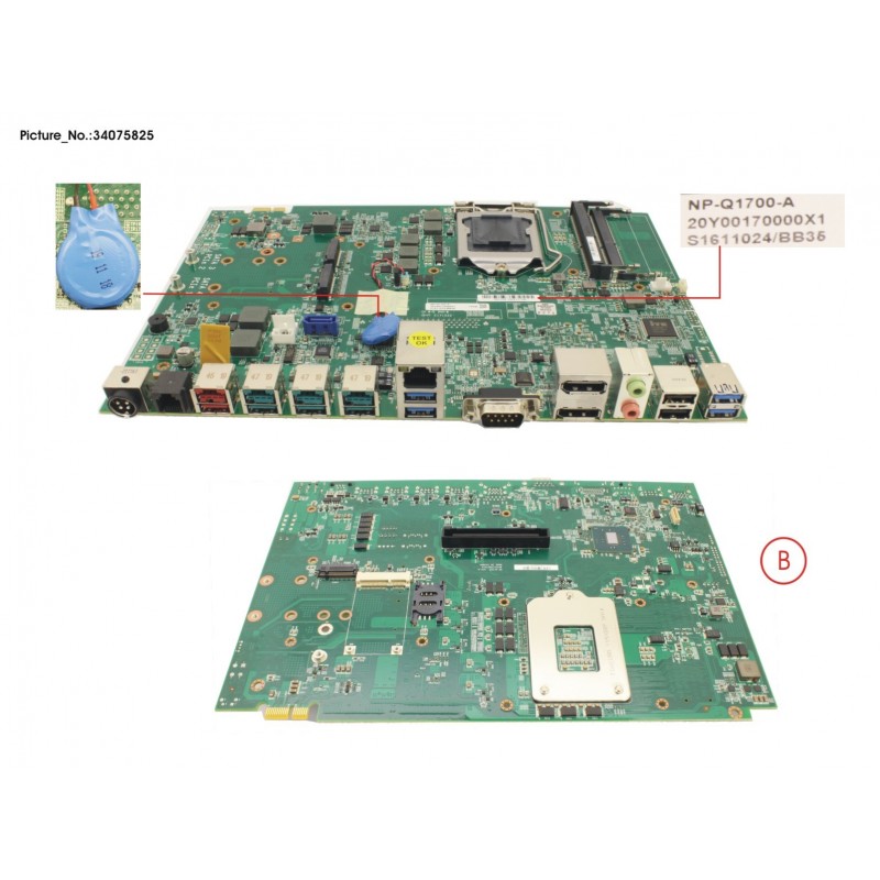 34075825 - TP8A Motherboard Rev G