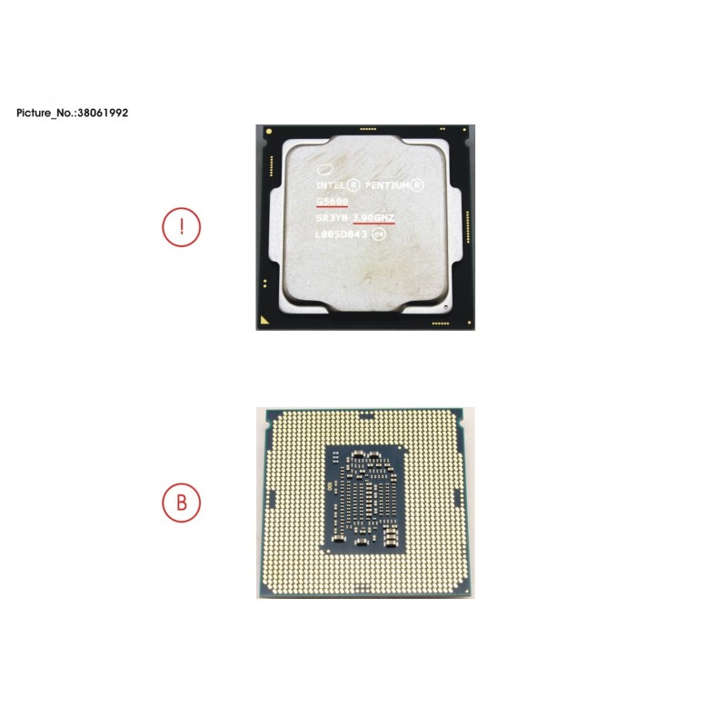 38061992 - CPU G5600 3.9GHZ 54W