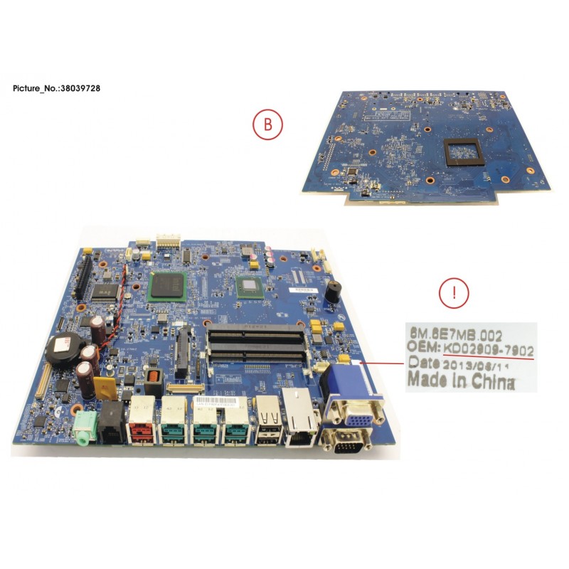 38039728 - TP7K AIO LOW-END MOTHERBOARD (+ CPU)