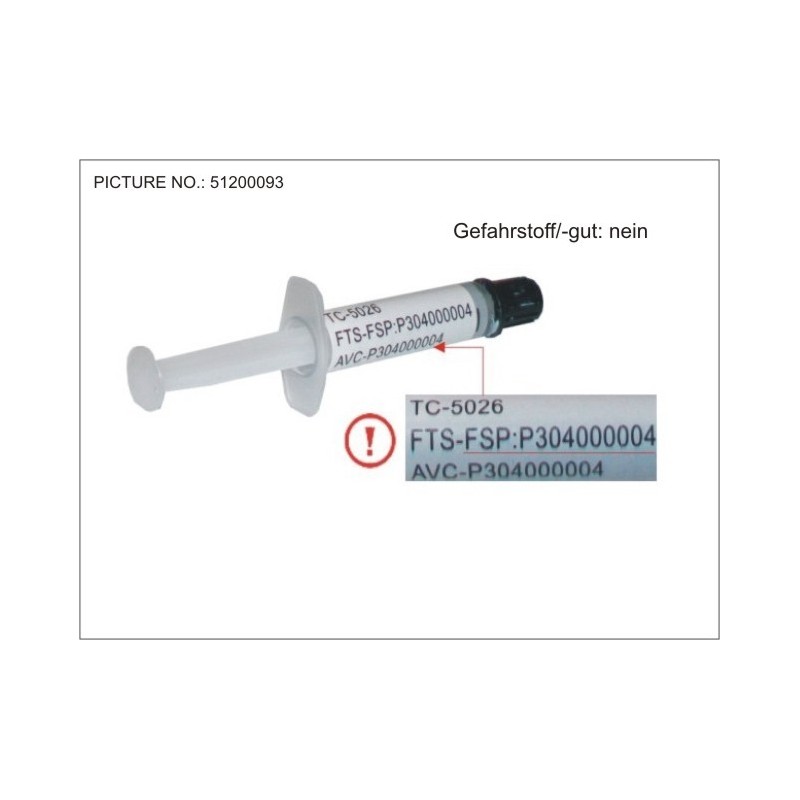 34035576 - THERMALGREASE TC-5026 W. INJECTION