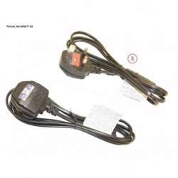 82057152 - POWER CABLE (UK) 2 Pin