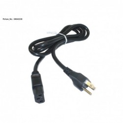 38042230 - CABLE POWERCORD (USA - CDN) - 1.8M - BLACK