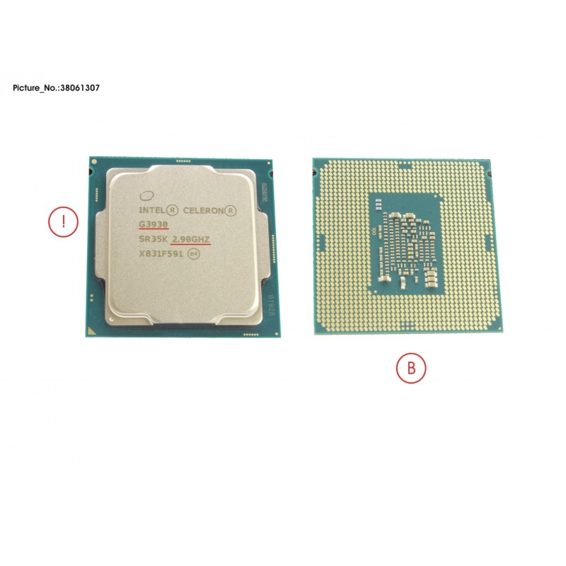 38061307 - CPU PENTIUM G3930 2.9GHZ 51W