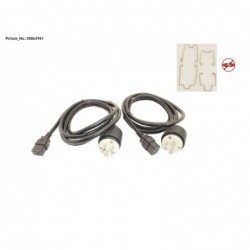 38063961 - KIT - 2 PWR CORD -  NA - 250V - BR