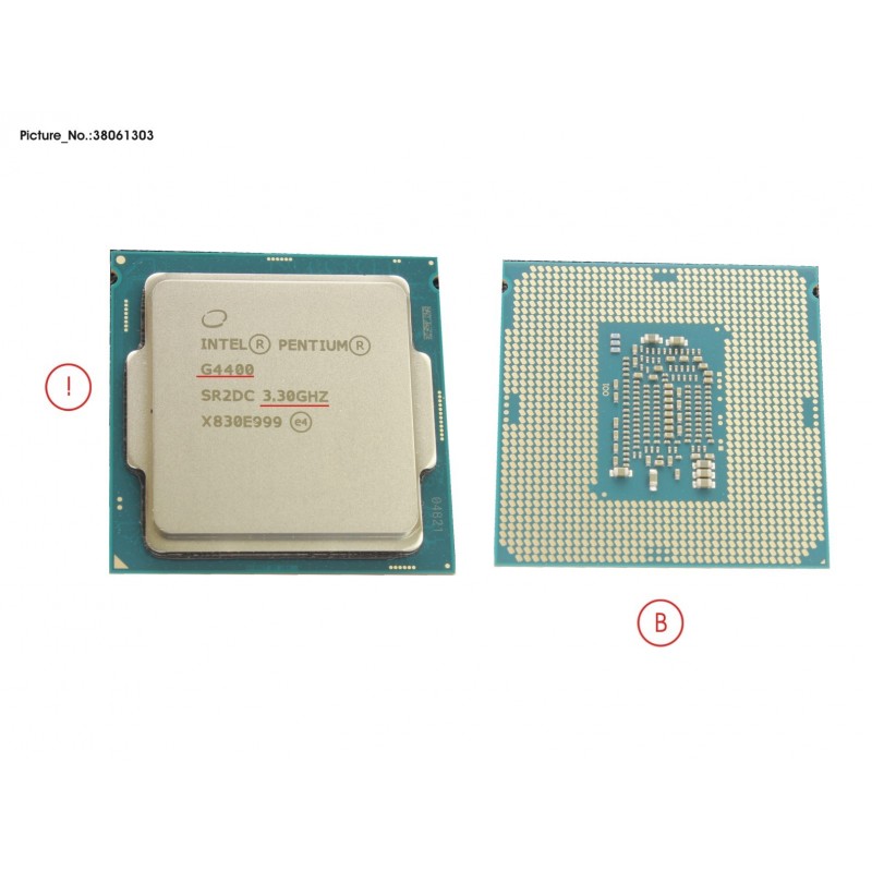 38061303 - CPU PENTIUM G4400 3.3 65W
