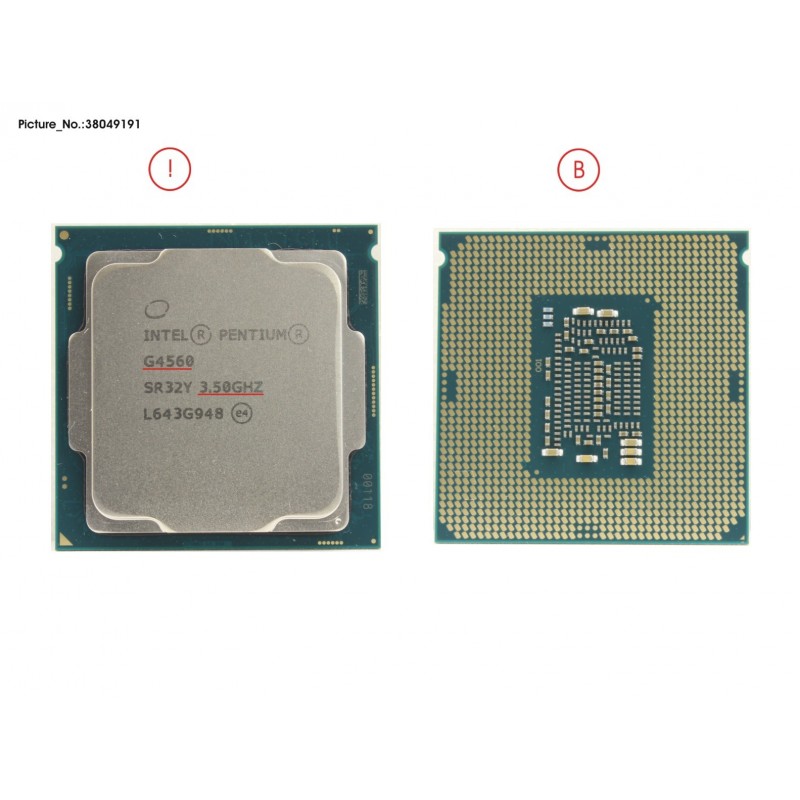 38049191 - CPU PENTIUM G4560 3.5GHZ 54W