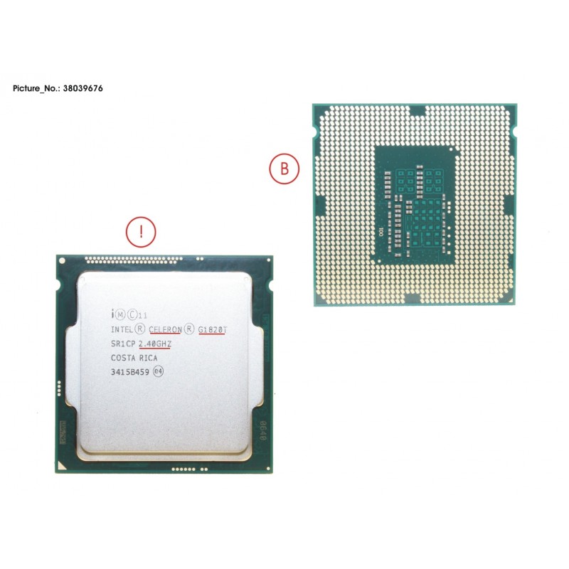 38039676 - CPU CELERON G1820T 2.4GHZ  35W