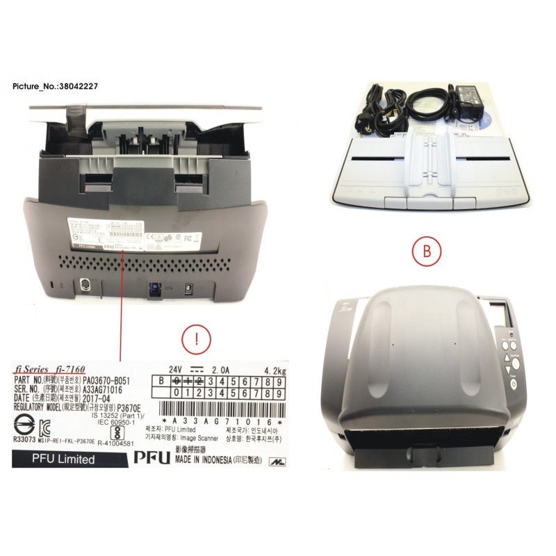 38042227 - FI-7160 DOCUMENT SCANNER