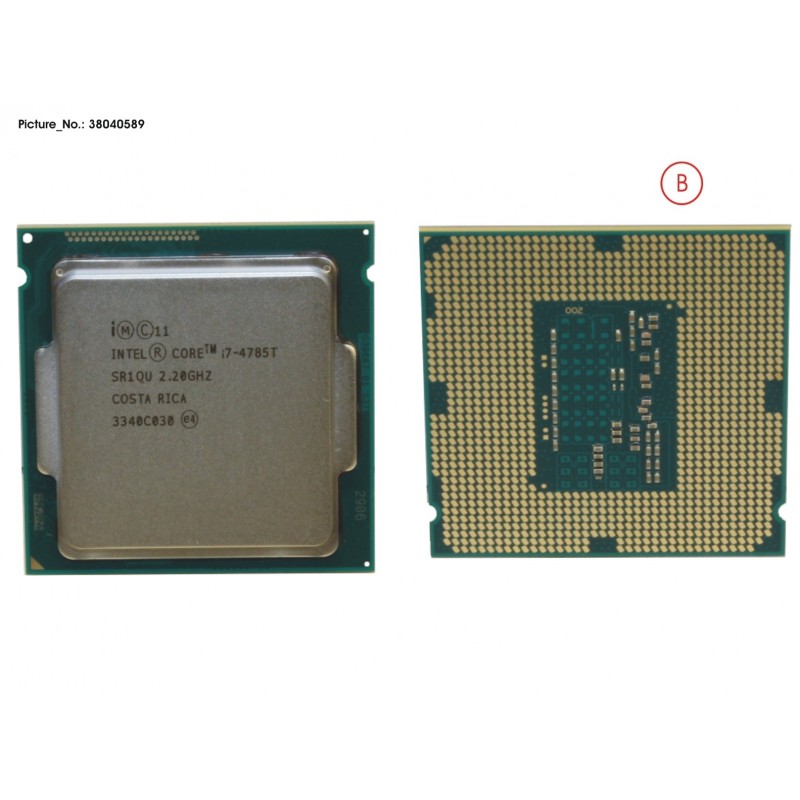 38040589 - CPU CORE I7-4785T 2.2GHZ 35W