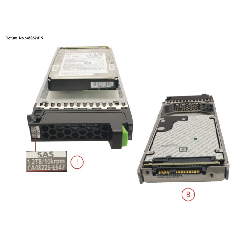 38062419 - DX FIPS HD DRIVE 2.5" 1.2TB 10K