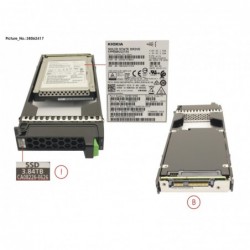38062417 - DX/AF FIPS SSD SAS 2.5" 3.84TB 12G