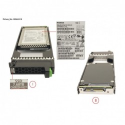 38062418 - DX/AF FIPS SSD SAS 2.5" 7.68TB 12G