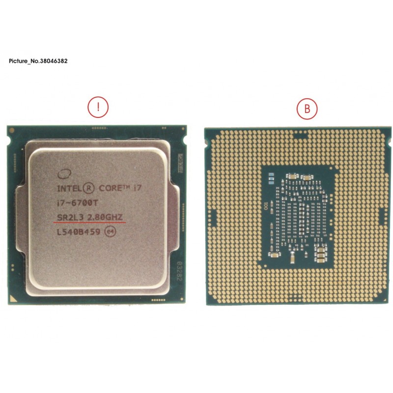 38046382 - CPU CORE I7-6700T 2.8GHZ 35W