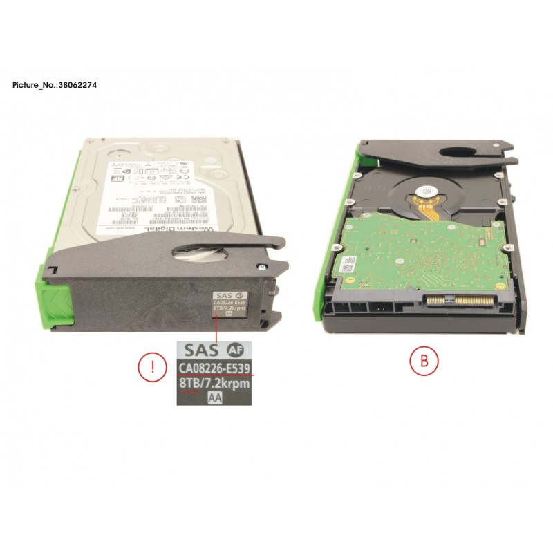 38062274 - DX S4 HD-DE SED HD DRIVE 8TB 7.2K AF