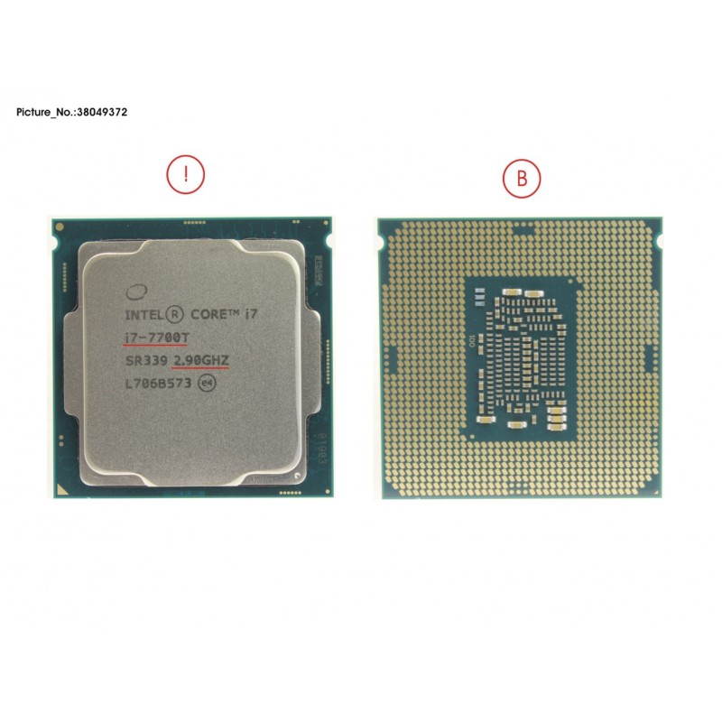 38049372 - CPU CORE I7-7700T 2.9GHZ 35W