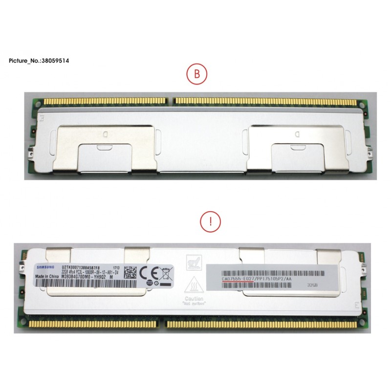 38059514 - DX5/600 S4,AF650 S2 CACHEMEM 32GB 1XDIMM