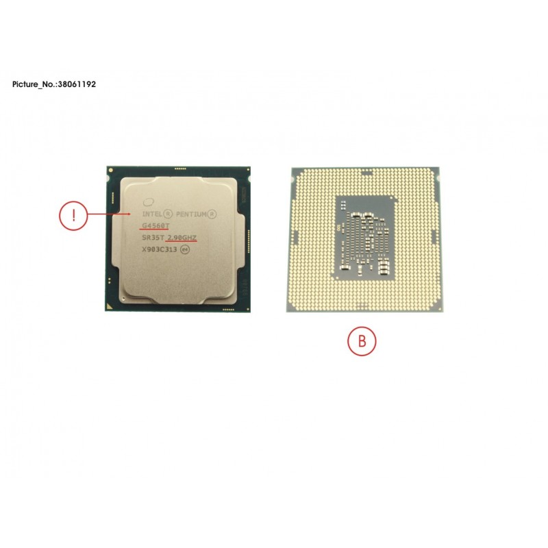 38061192 - CPU G4560T 2.9GHZ 35W