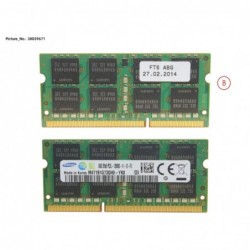 38039671 - MEMORY 8GB DDR3-1600 SO