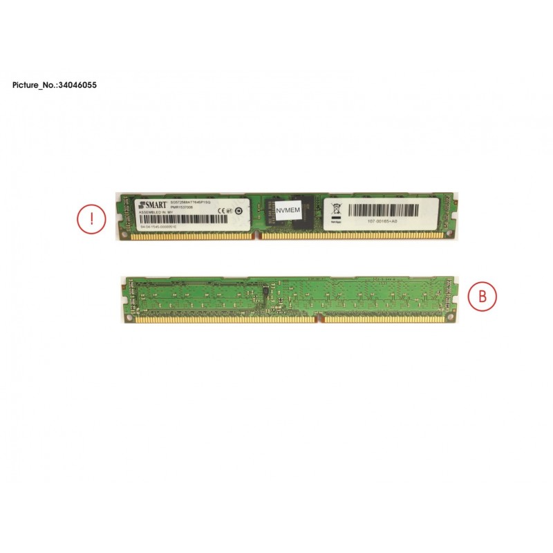 34046055 - DIMM, 2GB, DDR3-800, LOW IDD6, FAS25XX