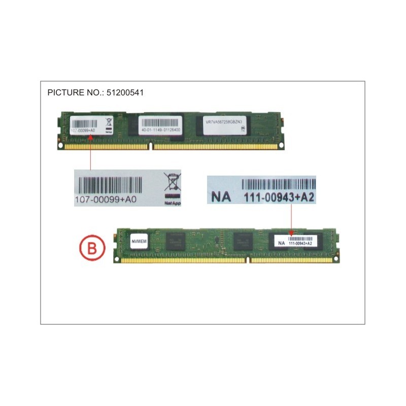 34035641 - DIMM,2GB,NVMEM,SYS MEMORY,FAS2240,R6